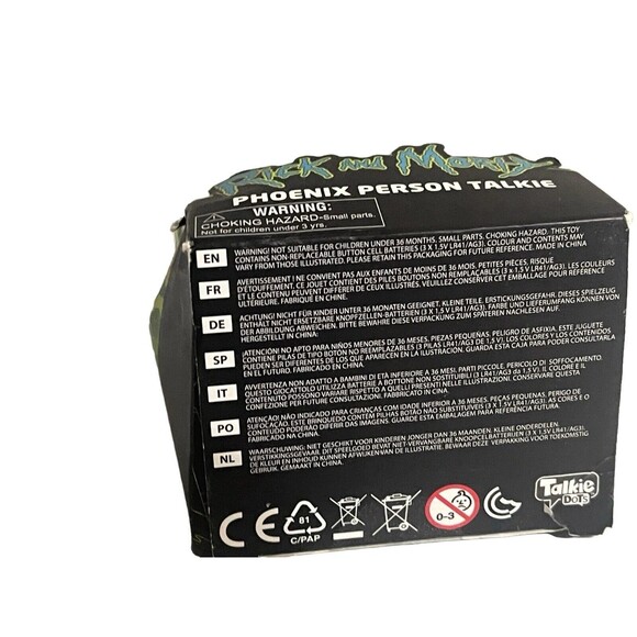 Rick And Morty Phoenix Person Talkie Figurine 6 Iconic Phrases Adult Swim - Picture 8 of 11